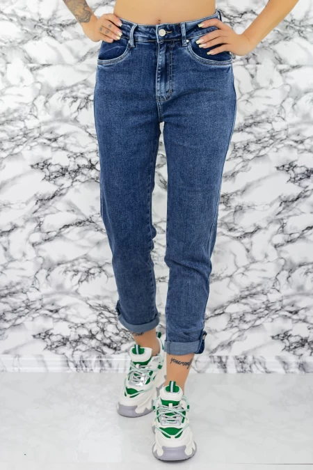 Frauen Jeans SL858 Blau Mode