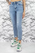 Frauen Jeans SR0014 Blau Mode