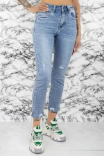 Frauen Jeans SR0014 Blau Mode