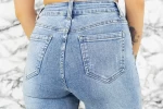 Frauen Jeans SR0014 Blau Mode