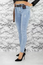 Frauen Jeans SK2717 Blau Mode