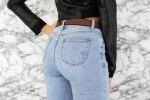Frauen Jeans SK2717 Blau Mode