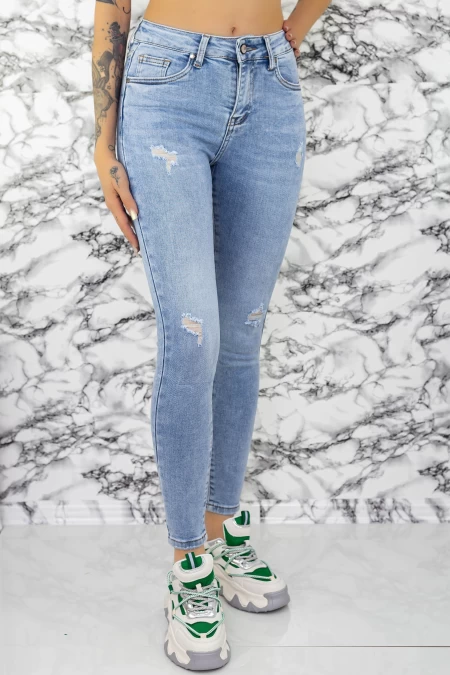 Frauen Jeans 90105 Blau Mode