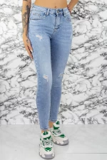 Frauen Jeans 90105 Blau Mode