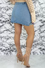 TR102 Blue Jeansrock Kikiriki