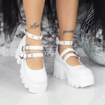 Frauen Sommer 2W63 Weiße Stiefel Mei