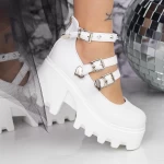 Frauen Sommer 2W63 Weiße Stiefel Mei