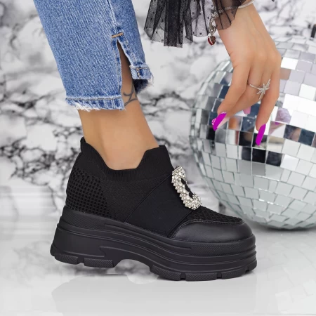 Sportschuhe auf der 2mx9 -Plattform schwarz | Mei