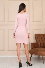 Frauenkleid 8474 Pink ADROM