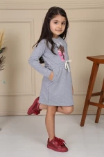 Mädchenkleid 8476 Fiica Gray | ADROM