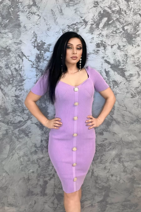 Leda -Lilac Frauenkleid Lilac Anita Roberto