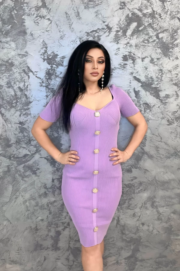 Leda -Lilac Frauenkleid Lilac Anita Roberto
