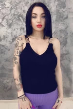 Ärmellose Bluse L55287 Schwarz | Anita Roberto
