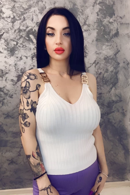 Ärmellose Bluse L55287 Weiß | Anita Roberto