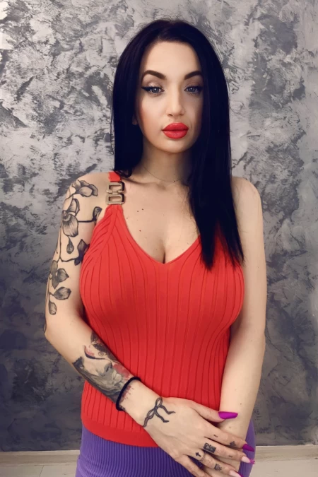 Ärmellose Bluse L55287 Koralle Anita Roberto