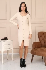 Frauenkleid 8484 Beige ADROM