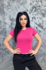Frauen t -Shirt L55117 Fuksja | Anita Roberto