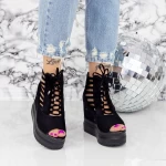 Sandalen auf der 2W70 -Plattform schwarz | Mei