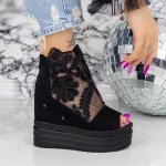 Sandalen auf der 2W57 -Plattform schwarz | Mei