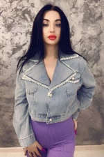 Frauenjacke 81089 Blau Doval