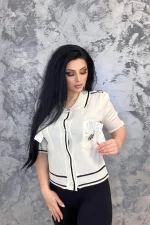 Frauen VMC1356 Pullover weiß | Emma Mode