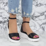 Sandalen auf der LM358 -Plattform schwarz | Mei