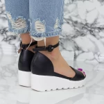 Sandalen auf der LM358 -Plattform schwarz | Mei