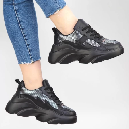 Sportschuhe auf der 193 schwarzen Plattform Mei