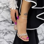 Sandalen mit dicken Absätzen 2le7 Champagner | Mei