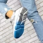 Sportschuhe auf der Plattform M0182-104 Silber Seniorah