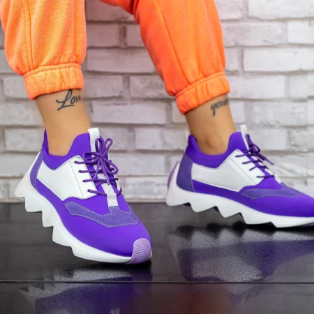 Frauen Sportschuhe AD-8-54 Lila | Seniorah