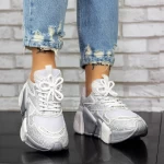 Frauen Sportschuhe P-14-5 Weiß | Seniorah