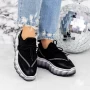 Frauen Sportschuhe P-20-51 Schwarz | Seniorah