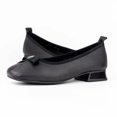 Ballerinas 6203-3 Schwarz Gebildet
