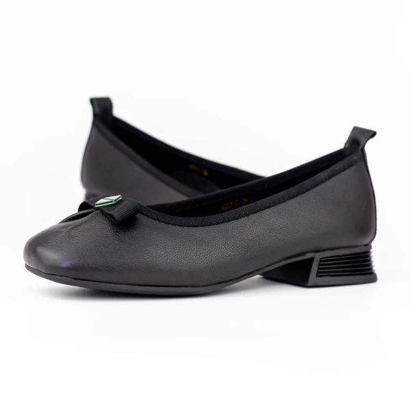 Ballerinas 6203-3 Schwarz Gebildet