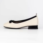 Ballerinas 6203-3 Creme Gebildet