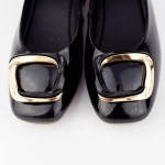Ballerinas 1595-1 Schwarz Gebildet