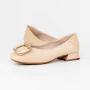 Ballerinas 1595-1 Pfirsich | Gebildet