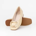 Ballerinas 1595-1 Pfirsich | Gebildet