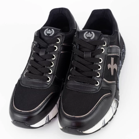 Herren Sportschuhe 9010 Schwarz Franco Gerardo