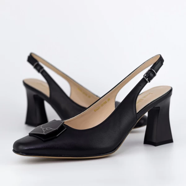 Schwarze Absatzschuhe K4220-3918a Schwarz | Jose Simon