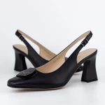 Schwarze Absatzschuhe K4220-3918a Schwarz | Jose Simon