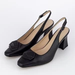 Schwarze Absatzschuhe K4220-3918a Schwarz | Jose Simon