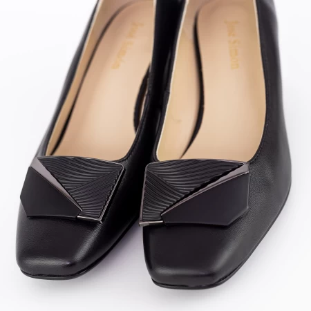 Schwarze Fersenschuhe K4365-3786a Schwarz | Jose Simon