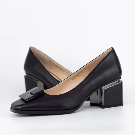 Schwarze Fersenschuhe K4337-3696a Schwarz | Jose Simon