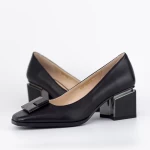 Schwarze Fersenschuhe K4337-3696a Schwarz | Jose Simon