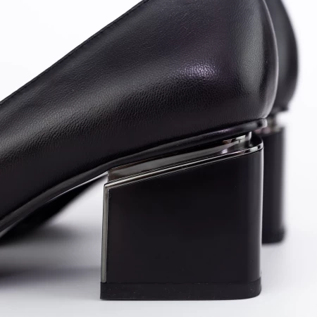 Schwarze Fersenschuhe K4337-3696a Schwarz | Jose Simon
