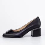 Schwarze Fersenschuhe K4337-3696a Schwarz | Jose Simon
