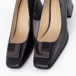 Schwarze Fersenschuhe K4337-3696a Schwarz | Jose Simon