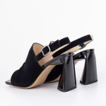 Sandalen mit dicken Absätzen K4340-3722d Black | Jose Simon